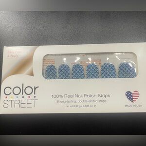 Color Street Ocean Blue Nail Strips
